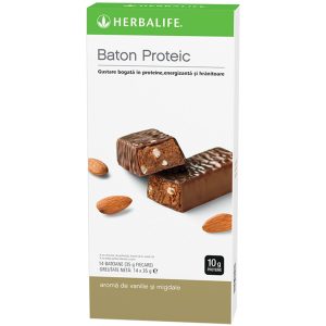 Batoane proteice Vanilie și migdale 14 batoane